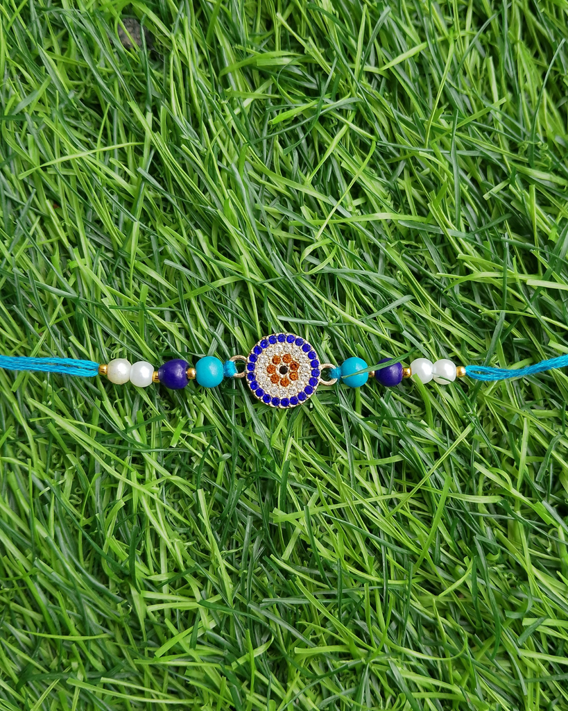 Blue Charm Rakhi