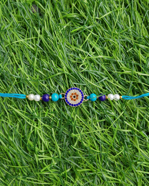 Blue Charm Rakhi
