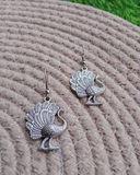 Ethnic Peacock Statement Earrings