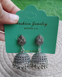 Antique Peacock Dome Jhumkas