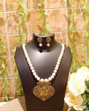 Ganpati Pendant Antique Necklace