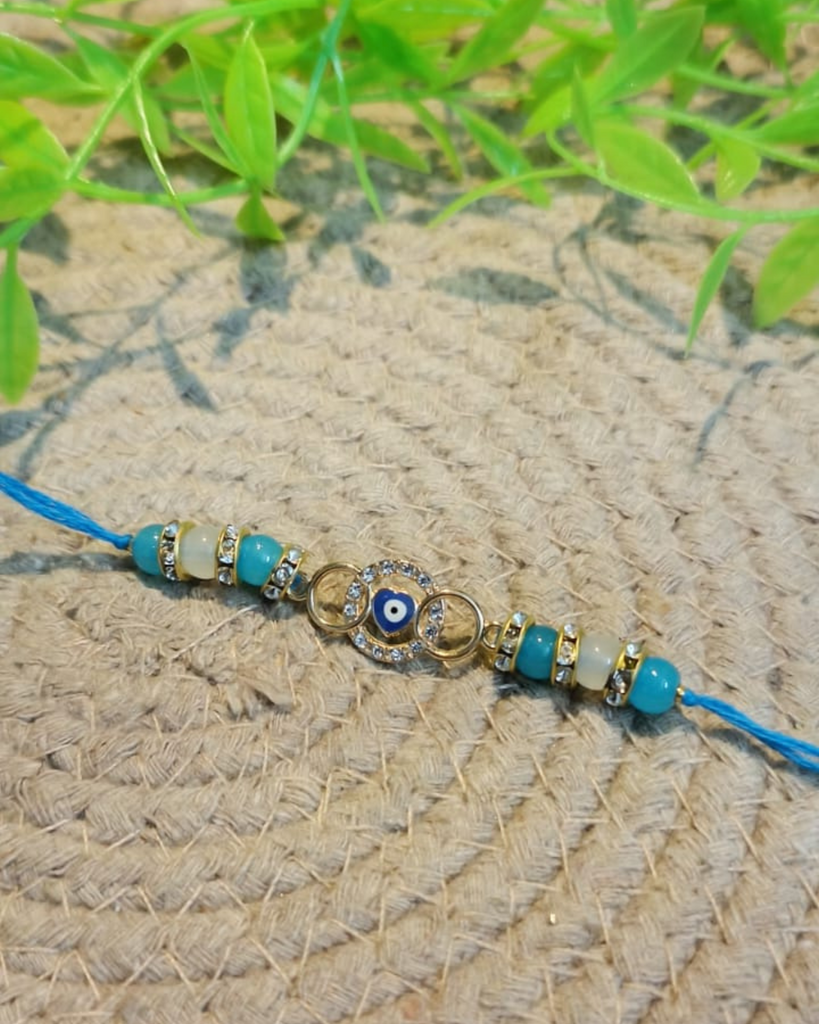 Evil Eye Heart Rakhi