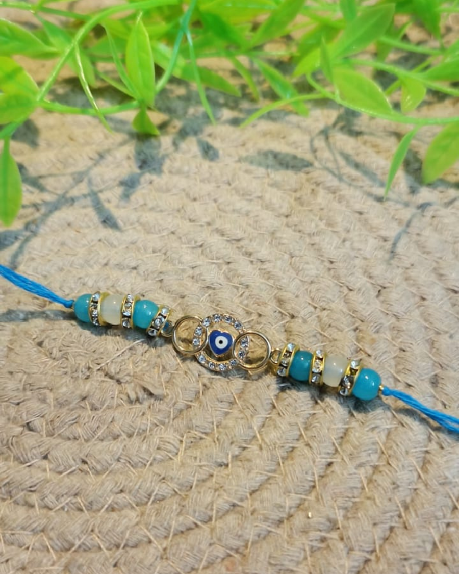 Evil Eye Heart Rakhi