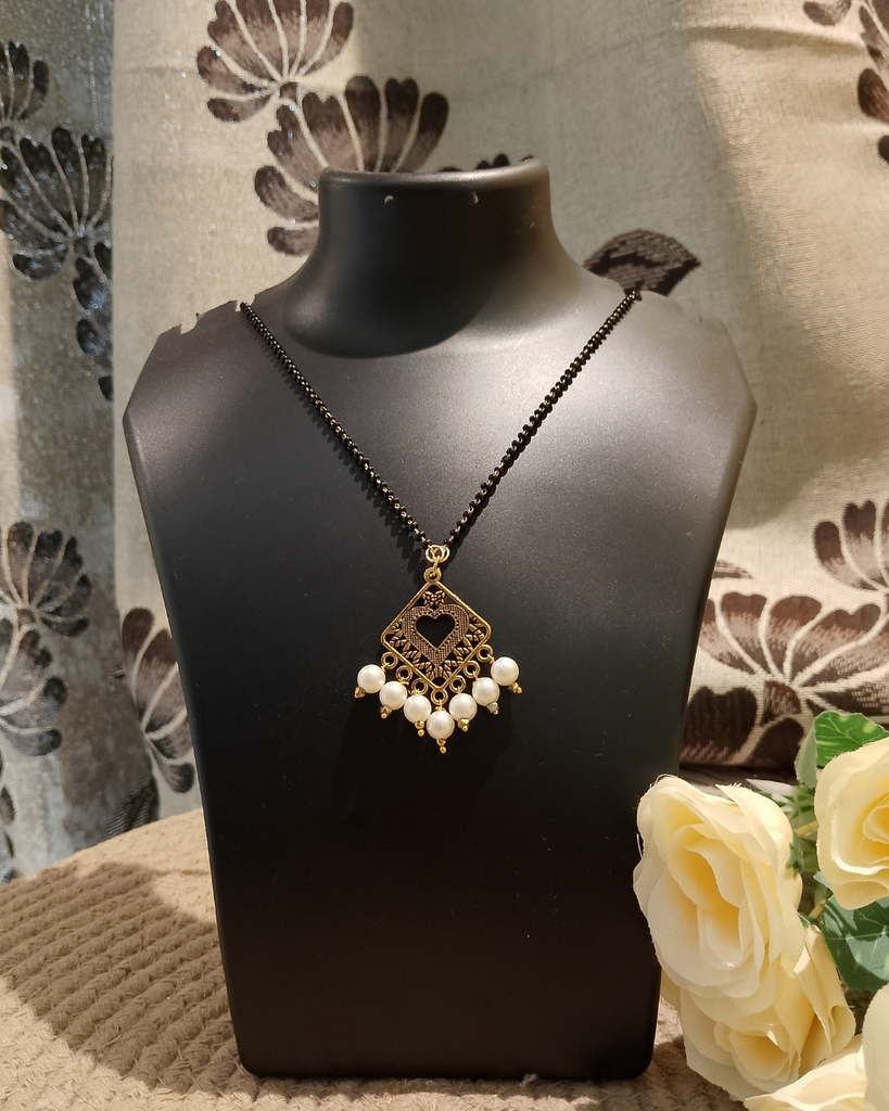 Heartshape Pendant Mangalsutra